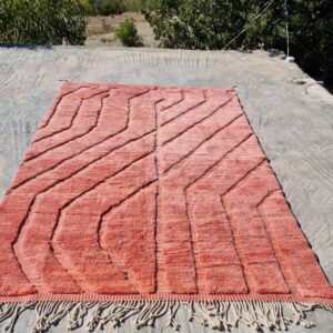 Alternative view of Pink Moroccan rug
